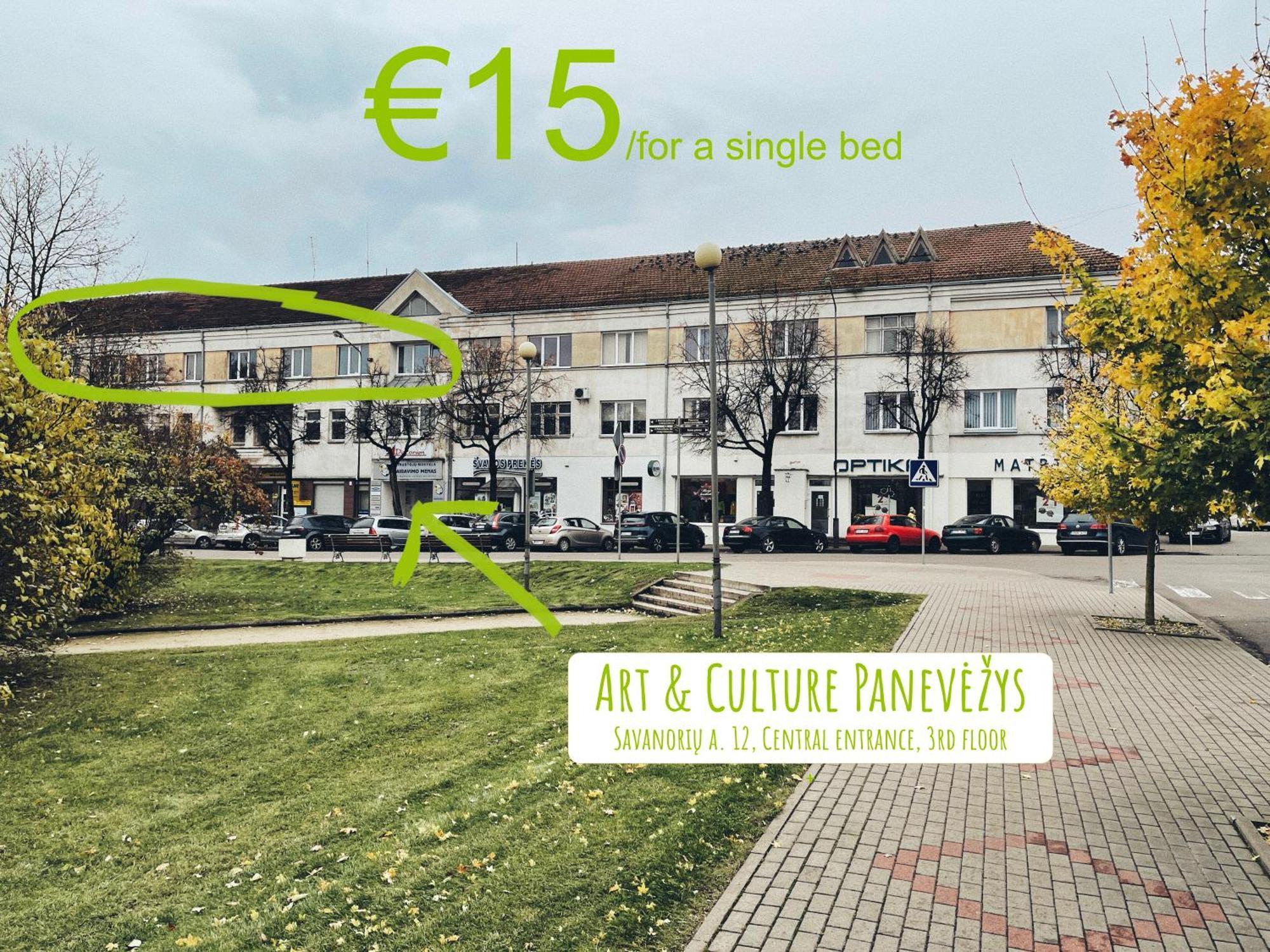Hostel Art & Culture Panevėžys Exterior foto